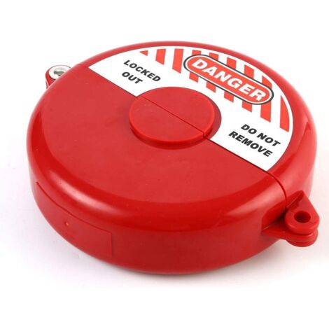 The outdoor valve lock system is compatible with the valve device for outdoor faucet lock and prevents use - for 1-2.5 inch valve