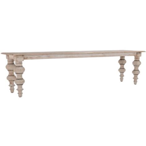 The Rutland Collection Rectangular Bench - Wood - L40 x W160 x H45 cm - Brown