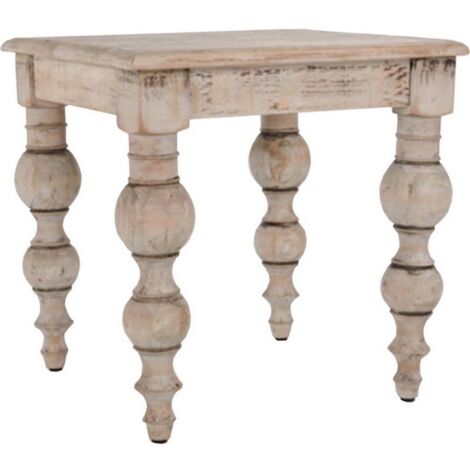 The Rutland Collection Side Table - Wood - L60 x W60 x H60 cm - Brown