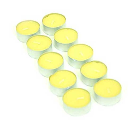 Thealight 10 Candele profumate Citronella Giardino e Casa anti zanzare 3.5 cm