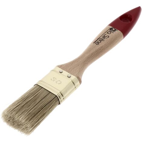 THEARD - Brosse queue de morue à vernir soies/synthétique manche verni - 30mm - 5539/30