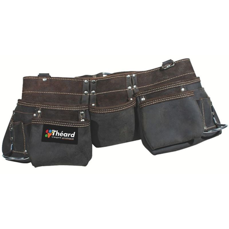 Theard - Poche à outils cuir tanné et huilé 9 poches - 9003