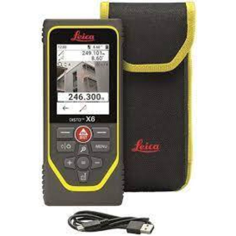 Leica Geosystems - Télémètre laser Disto X6 250 m dans pochette - leica 950909