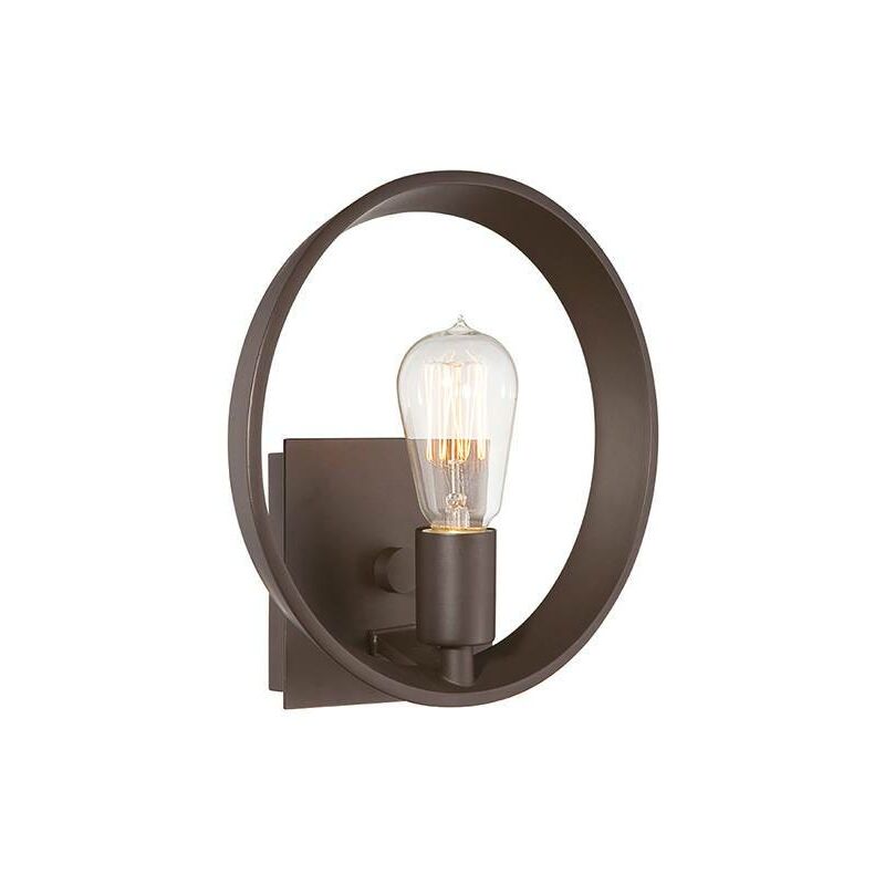 Elstead - Theater Row - 1 Light Indoor Wall Light Western Bronze, E27