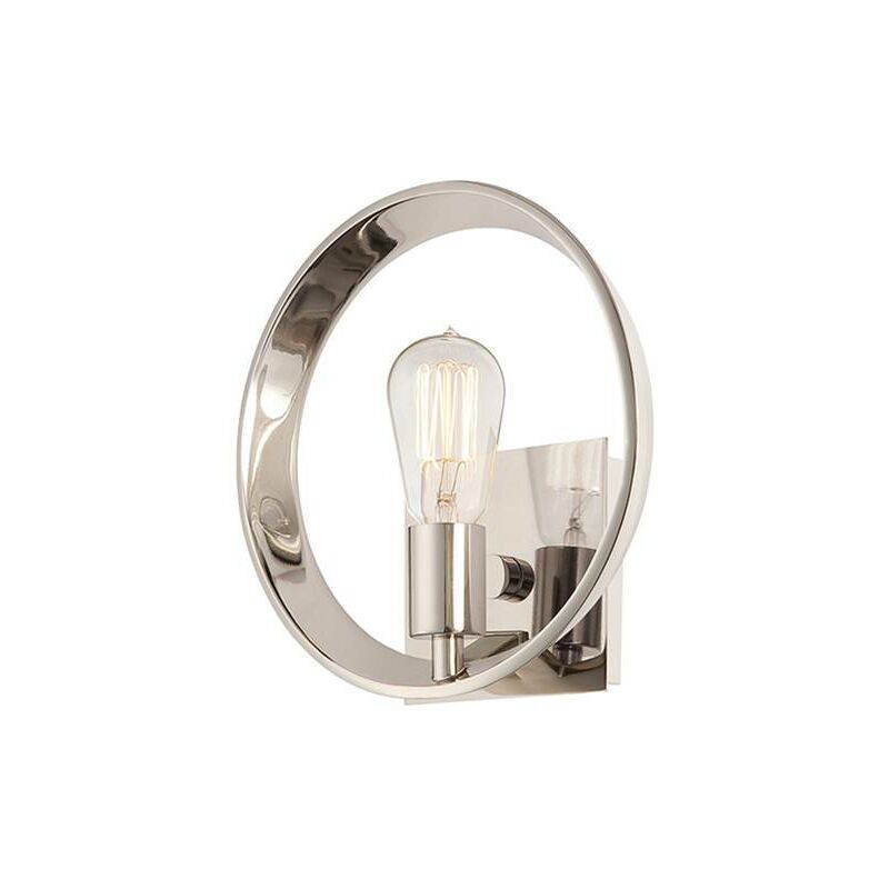 Theater Row - 1 Light Indoor Wall Light Imperial Silver, E27 - Elstead