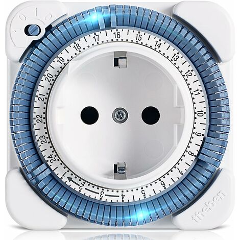 THEBEN-TIMER27 Theben Steckdosenschaltuhr IP20 Tages-/Wochenuhr analog 230V.. 