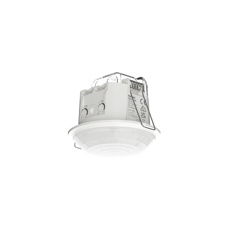 Theben - 1030200 pira T8 de détecteur de mouvement pour l'intérieur 200 w led angle de détection rond 360° ø 8 m temps de fonction