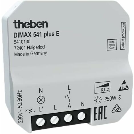 Theben DIMAX 541 plus E - UP-Universal-Dimmer für ESL und 230V LED-Lampen