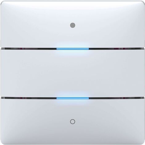 Theben iON 102 KNX Tastsensor, 2 Tasten, 2 Status-LEDs, Temperatursensor, weiß