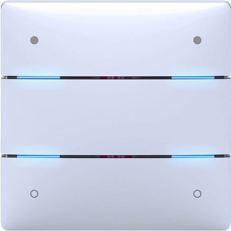 Theben iON 104 KNX Tastsensor, 4 Tasten, 4 Status-LEDs, Temperatursensor, weiß