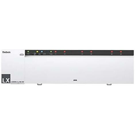 Theben LUXORliving H6 24V - Heizungsaktor für 6 therm. Stellantriebe,int. Relais