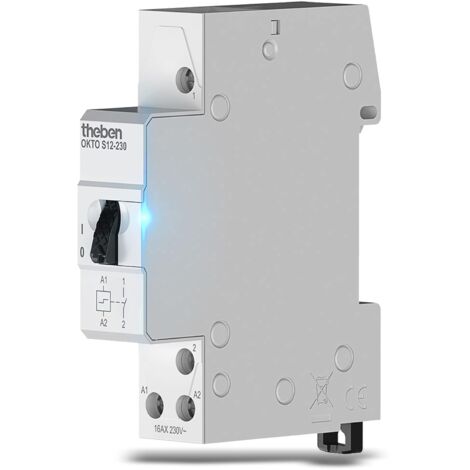 Theben Okto S12-230 elektromechanischer Stromstoßschalter, Lichtsteuerung