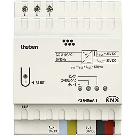 Theben PS 640mA T KNX 640mA, KNX Bussystem-Spannungsversorgung