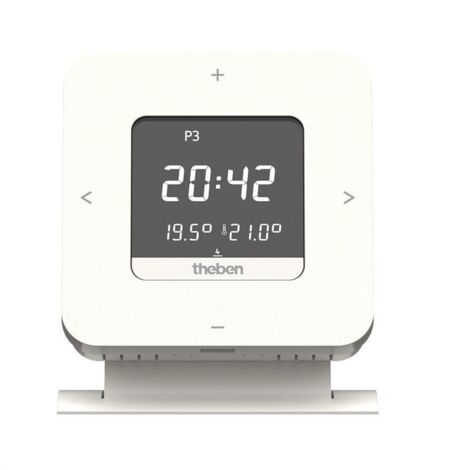 Theben RAMSES 811 top3 Termostato de reloj digital Programa semanal, Batería, App, Pantalla, 8119200
