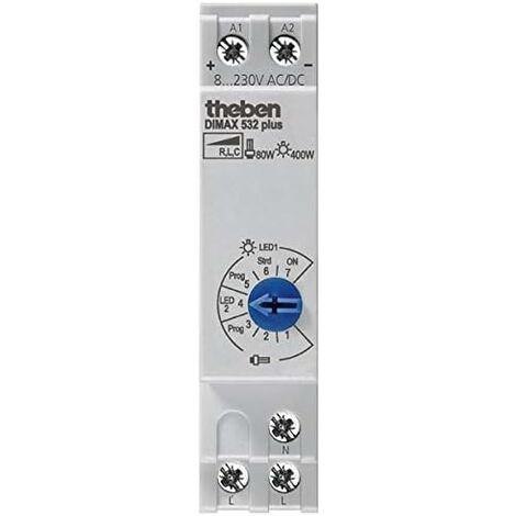 Theben Reiheneinbau-Dimmer f.ESL u.230V LED-Lp. DIMAX 532 plus