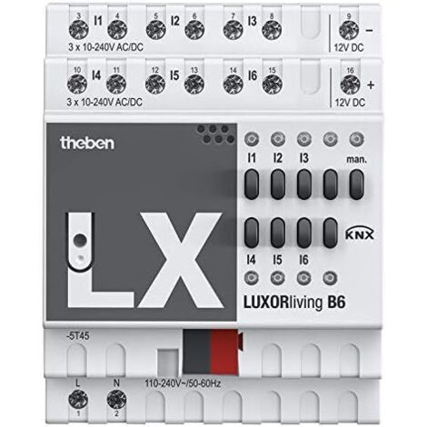 Theben Smart Home-System 6 Kanäle LUXORliving B6