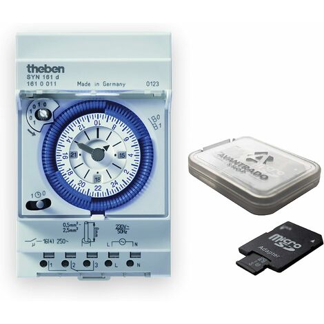 Theben SYN 161d - analoge Zeitschaltuhr mit Synchronmotor/Tagesprogramm