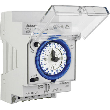 Theben SYN 161d - analoge Zeitschaltuhr mit Synchronmotor und Tagesprogramm