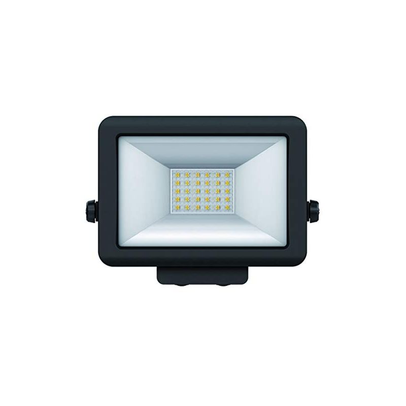 Theleda B20L wh projecteur à led pour l'extérieur projecteur rotatif 20 w, noir 1020684 - Theben