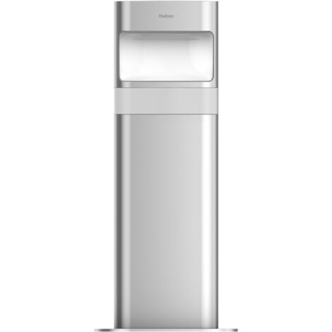 Theben theLeda D B AL - LED-Poller-Leuchte (kurz) mit Bewegungsmelder, 8.5 Watt