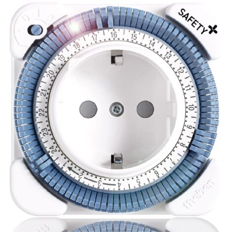 Theben Timer 26 safety-plus-Analoge Zeitschaltuhr mit Tagesprogramm, Timer
