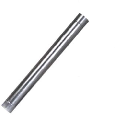 THECA tubo estufa galvanizado 100mm. 1mt. , Tubo de estufa galvanizado 0,5mmLongitud 1 metroAncho 100mm.
