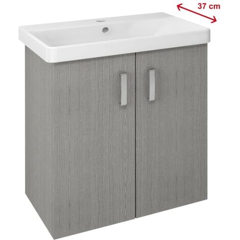 THEIA 2 Vanity Unité 66,3x70x35cm, chêne argenté