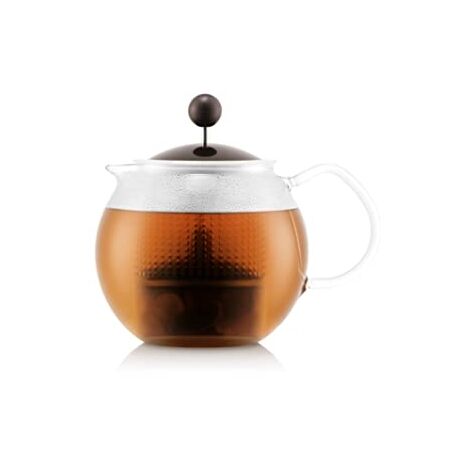 Théière 0,5 L En Verre Avec Filtre Plastique Marron - Assam - Bodum