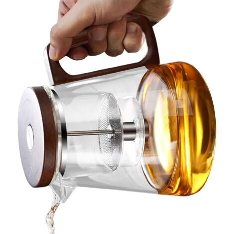 Théière anti-éclaboussures avec infuseur, pichet résistant