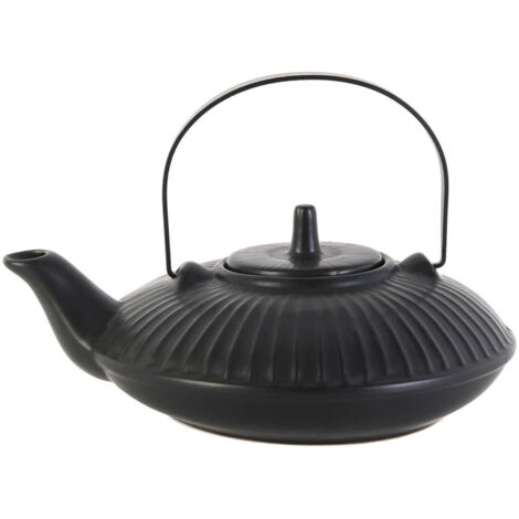 Théière en Céramique Noire 60cl