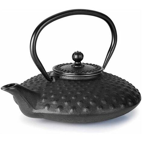 Théière en fonte Lacor - Noire - Capacité 0,7 litre.