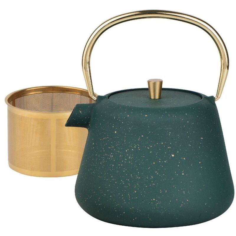 Théière et cafetière en fonte, 1,0 L, KINGHOFF KH-1933