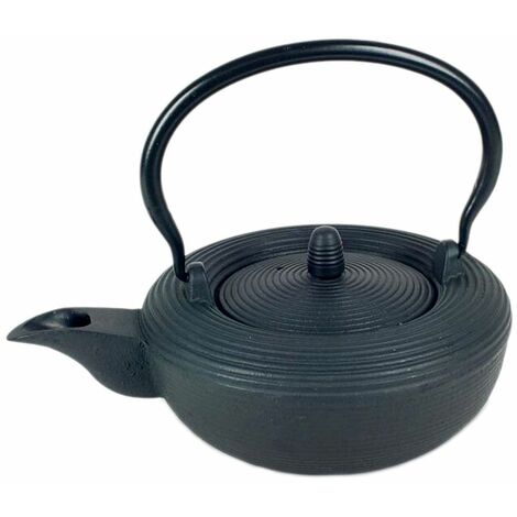 Théière Japonaise noire en fonte