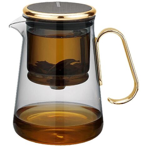 Théière magnétique en verre de 700 ml avec infuseur - Bouilloire Théière B