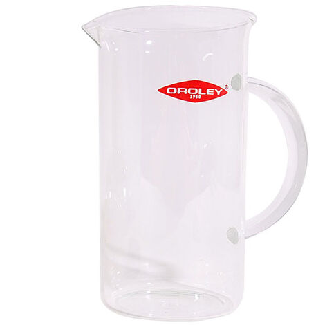 Théière Piston Spezia 3 Tasses Verre De Remplacement Cafetière Piston - Oroley