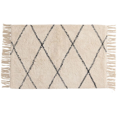 Thelma tapis de bain 80x50cm blanc.