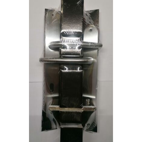 THEMA - 1 MANIGLIA SERIE BETA CROMO SATINATO GUARN.PL .8X90 ART. MTH104M01