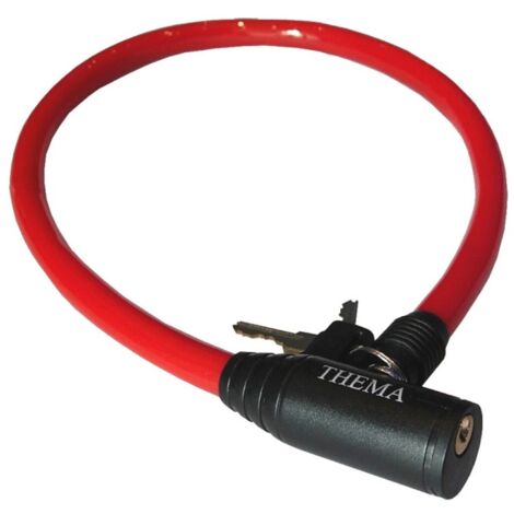 THEMA- LUCCHETTO A CAVO CON CHIAVE CM 58