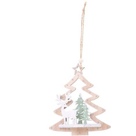 Thema Tannenbaum Landschaft 3D Holz - Natürliche