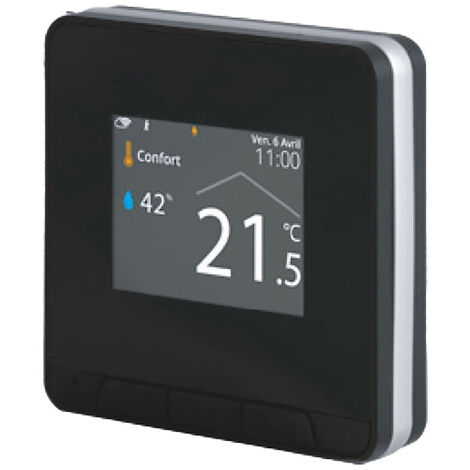 Therma Home - Thermostat connecté noir filaire - Thermador