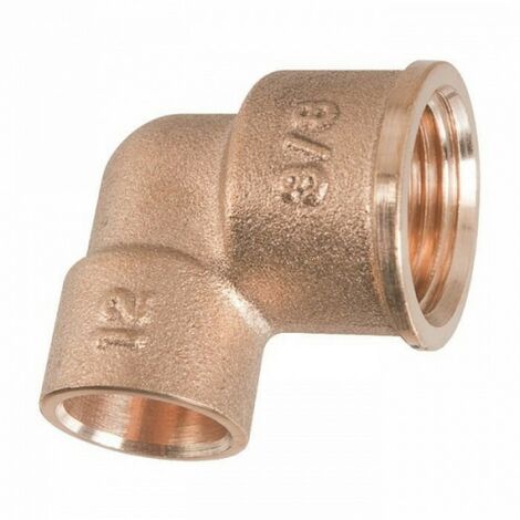 Thermador 90GC1815 - Raccord Laiton Coudé à Souder - F1/2" - Ø18mm - GC (10pcs)