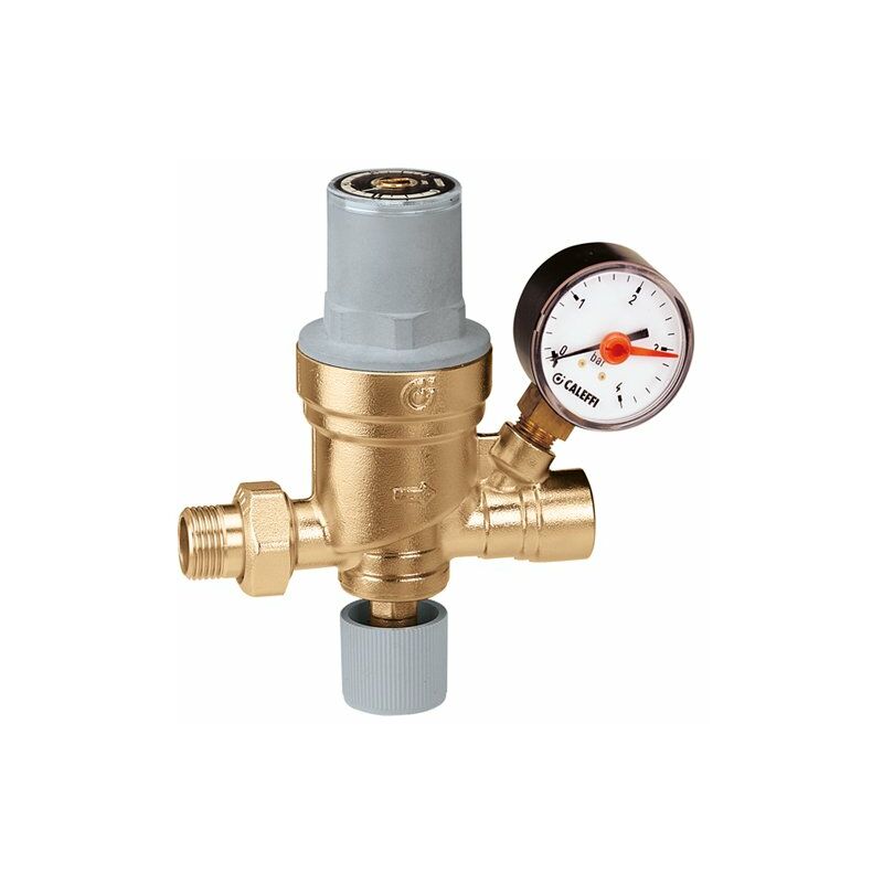 Groupe de remplissage automatique préréglable 1/2' avec manomètre Caleffi 553640 1/2' avec manomètre