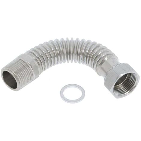 Thermador – Flexible extensible inox MF 3/4'' (20/27) 90-140 – Raccord pour filtre décanteur DIRTMAG XS – Connexion durable et fiable