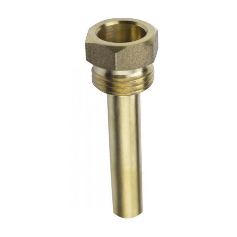 Thermador – Raccord laiton 15x21 mm – Longueur 45 mm – Filetage plomberie pour chauffage – Connexion durable et fiable