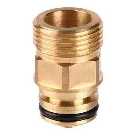 Thermador – Raccord laiton 3/4' pour vase d'expansion – Filetage plomberie – Configuration clipse – Bouchon noir inclus – Circlips aluminium