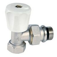 Thermador RRA20EN - Robinet radiateur nickele equerre 20x27 - 3/4"