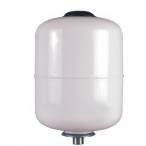 Thermador – Vase d'expansion sanitaire 18L – Acier laqué blanc – Prégonflage 3 bar – Pression maximale 8 bar – Support mural intégré
