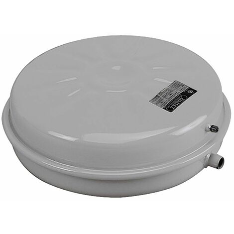 Thermador – Vase d'expansion chauffage fermé circulaire plat 12L – Pression de service 3 bar – Acier laqué rouge – Pour chaudières série 541
