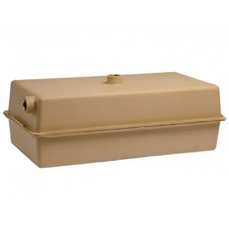 Thermador – Vase d'expansion ouvert 22 L – Polypropylène pour chauffage à combustible solide – 4 entrées laiton – Installation facile
