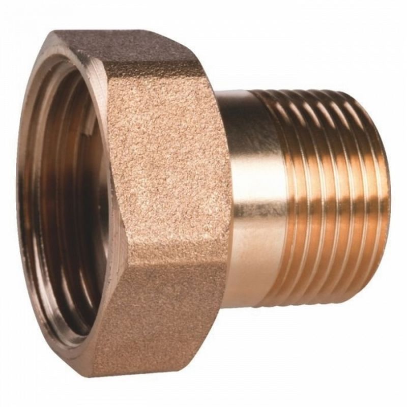 Thermador - ZRU2015 - connection Brass hexagonal reduced to screw - m 3/4 - m 1/2 - yellow